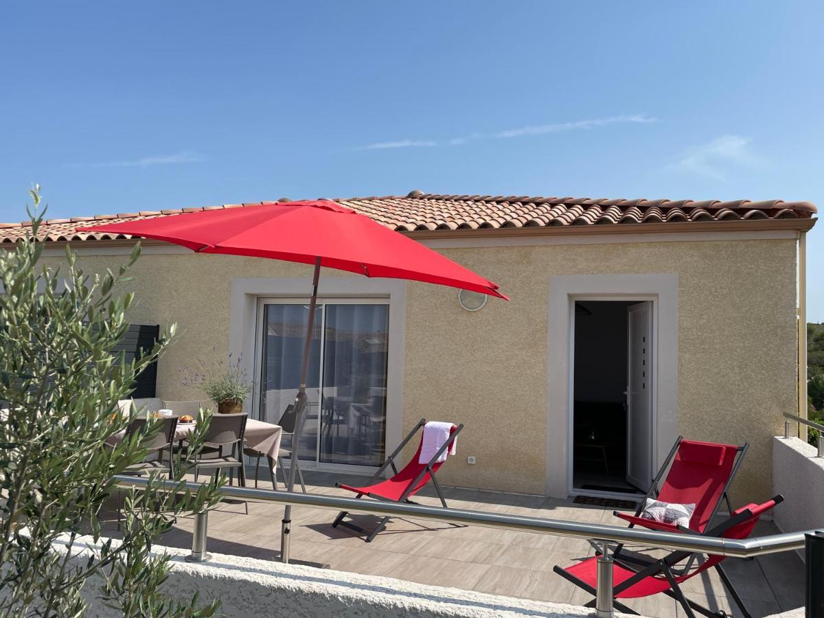 Val Des Bruyeres - Gite 15Mn Pezenas Avec Terrasse Et Cour Close - Parking Privatif Securise - Wifi Ftth Gratuit Neffies Dış mekan fotoğraf